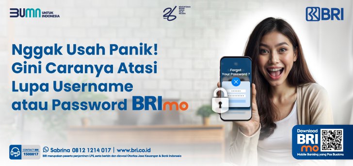 Cara Atasi Lupa Password atau Username BRImo